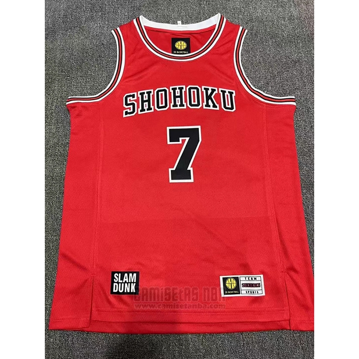 Camiseta Shohoku Miyagi #7 Rojo
